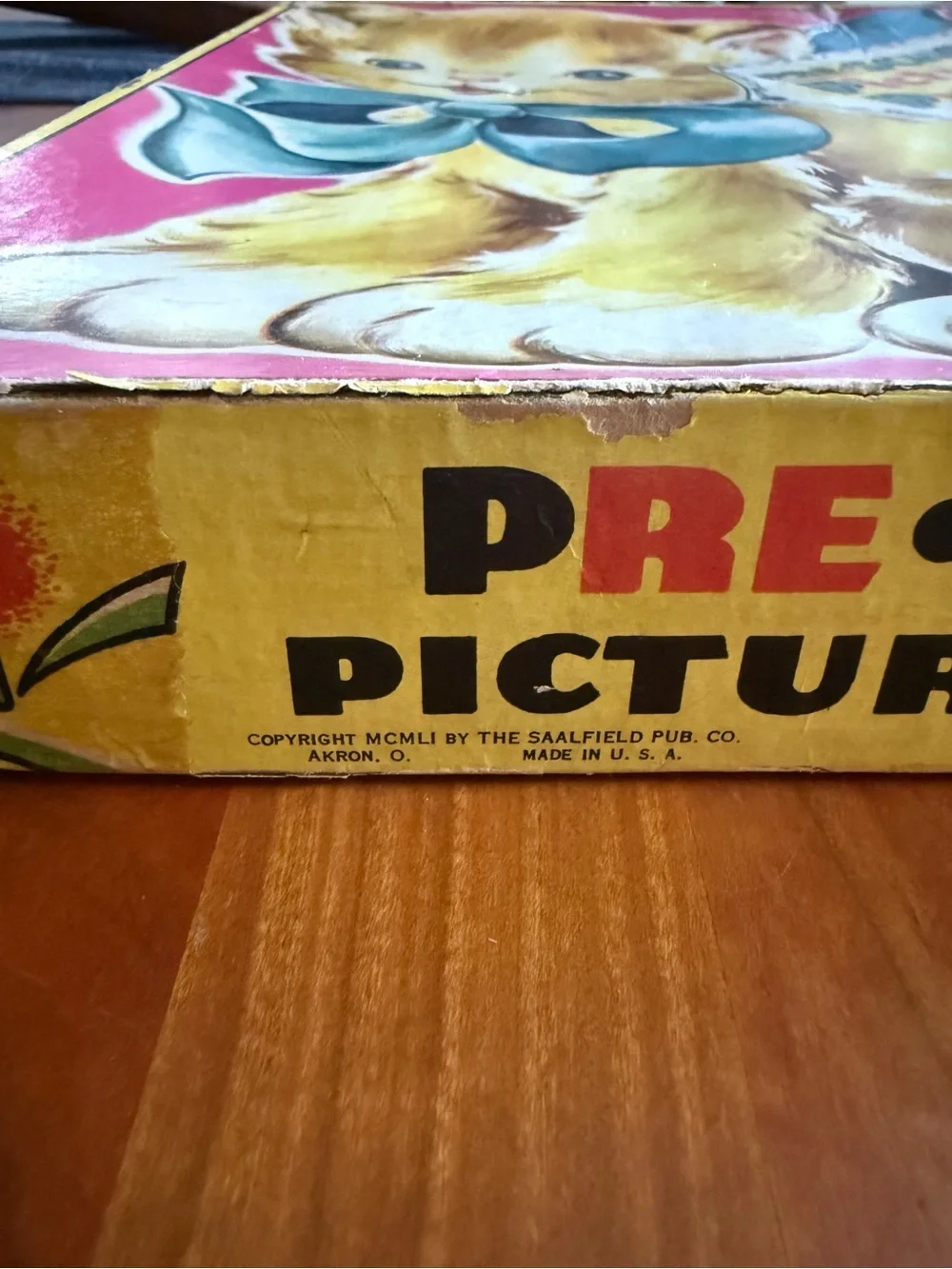 Vintage Preschool Picture Puzzles - 6 Easy Interlocking Puzzles